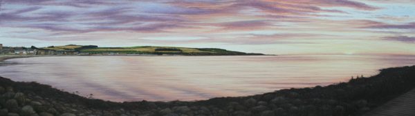 Auld Toon Sunrise Giclée Print